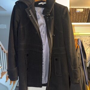 Kenneth Cole New York Black Wool Coat